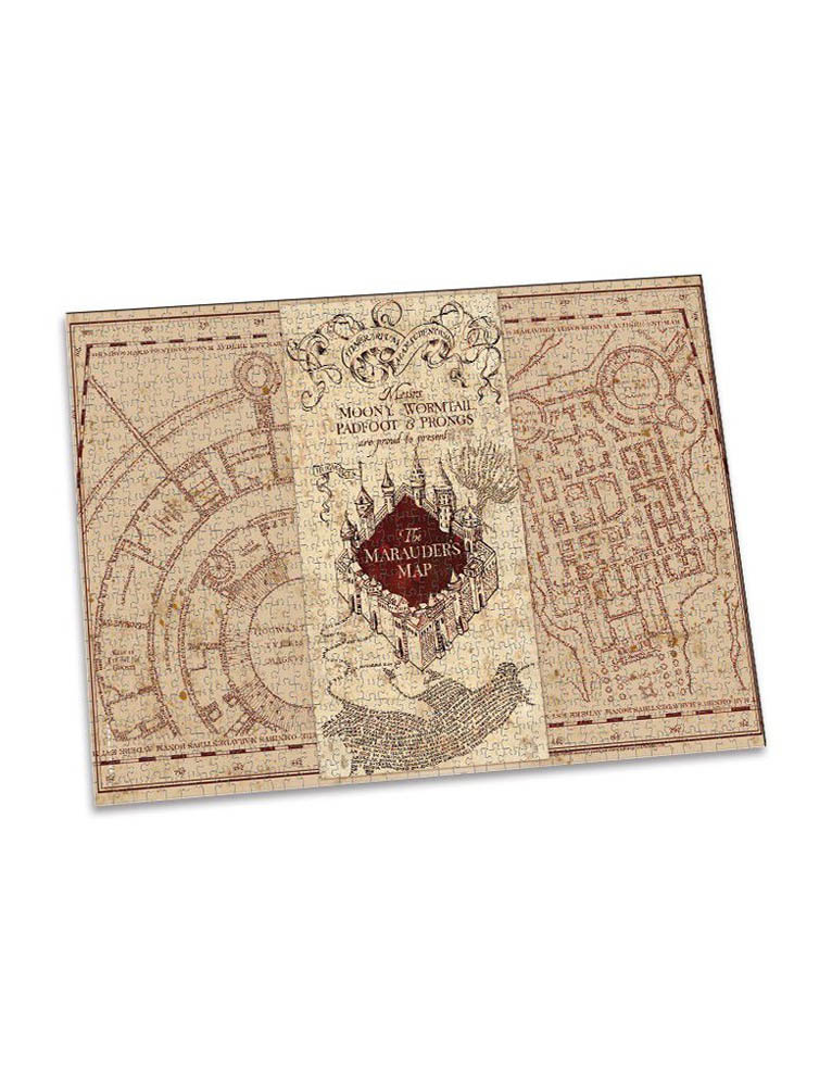 gadżet puzzle harry potter mapa huncwotów