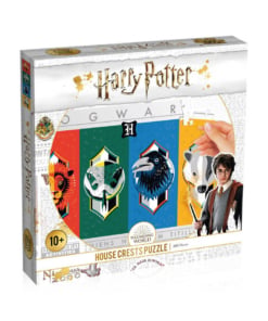 gadżet puzzle harry potter house crests / herby