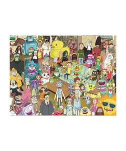 gadżet puzzle rick and morty