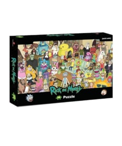 gadżet puzzle rick and morty