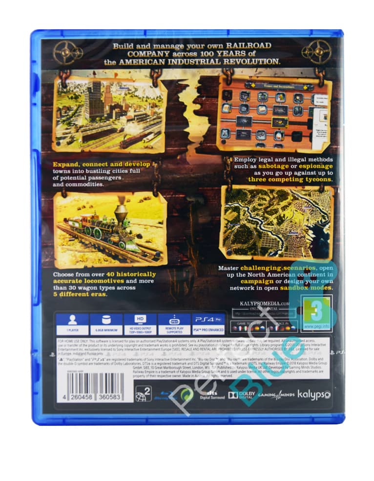 gra ps4 railway empire.