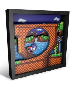 gadżet ramka 3d pixel frames sonic the hedgehog