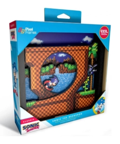 gadżet ramka 3d pixel frames sonic the hedgehog