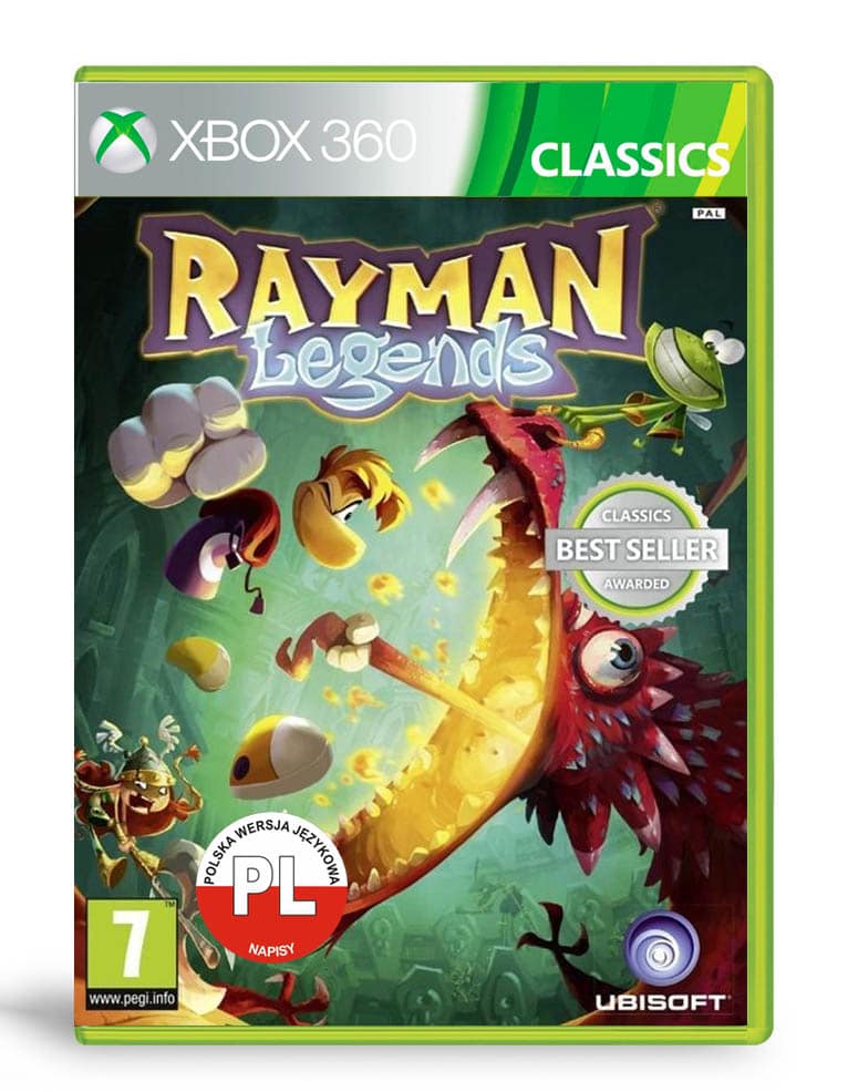 gra xbox 360 rayman legends