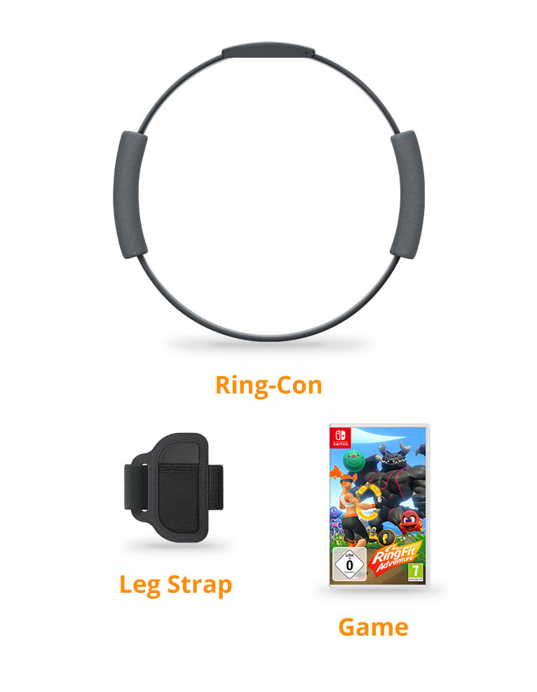 gra nintendo switch ring fit adventure / zestaw