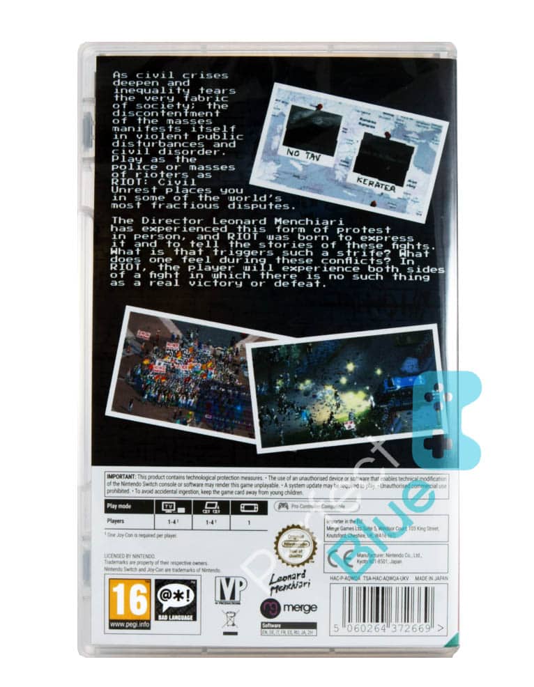gra nintendo switch riot civil unrest.