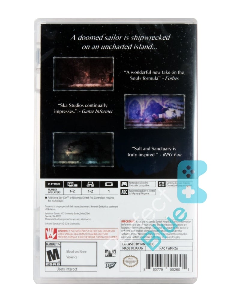 gra nintendo switch salt and sanctuary drowned tome edition.
