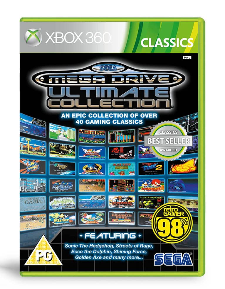 gra xbox 360 sega mega drive ultimate collection