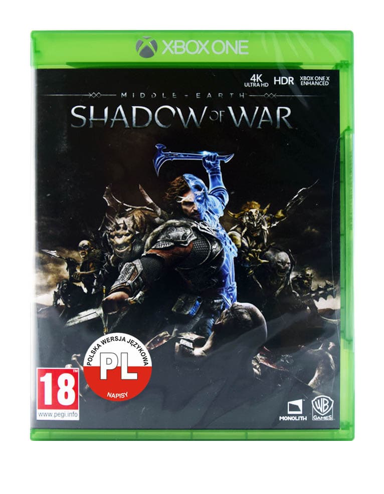 gra xbox one middle earth shadow of war pl