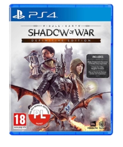 gra ps4 / ps5 / shadow of war: definitive edition / cień wojny: edycja ostateczna / pl