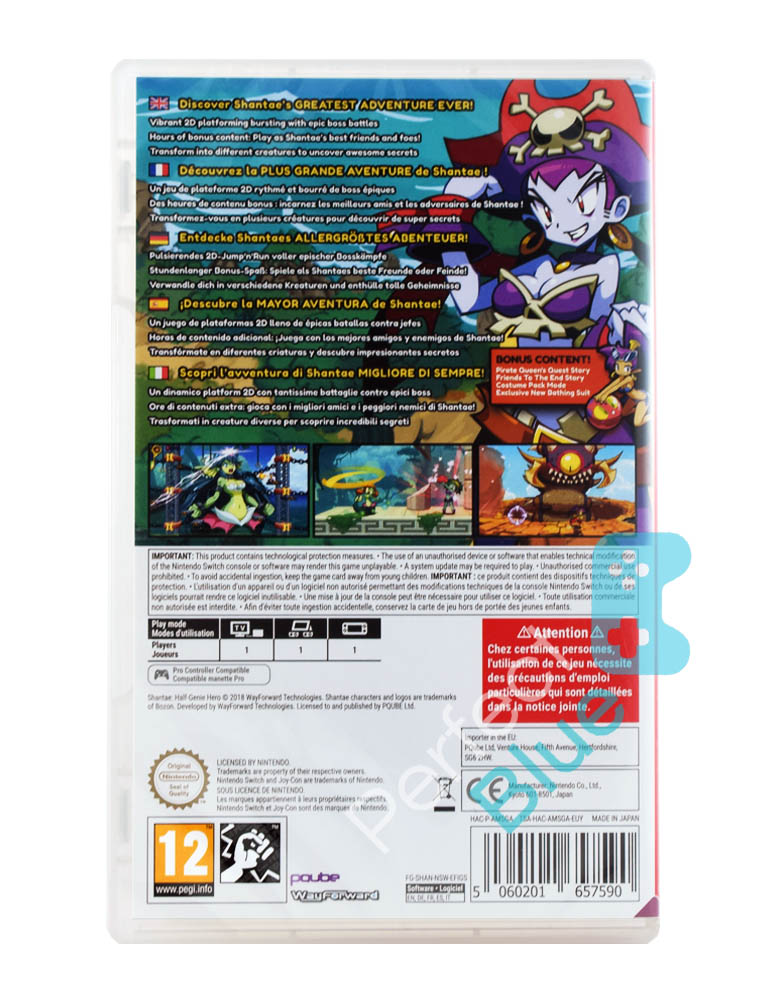 gra nintendo switch shantae half genie hero ultimate edition