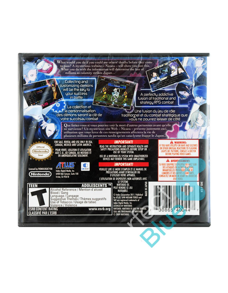 gra nintendo ds shin megami tensei devil survivor 2.