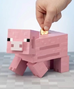 gadżet skarbonka minecraft Świnka różowa