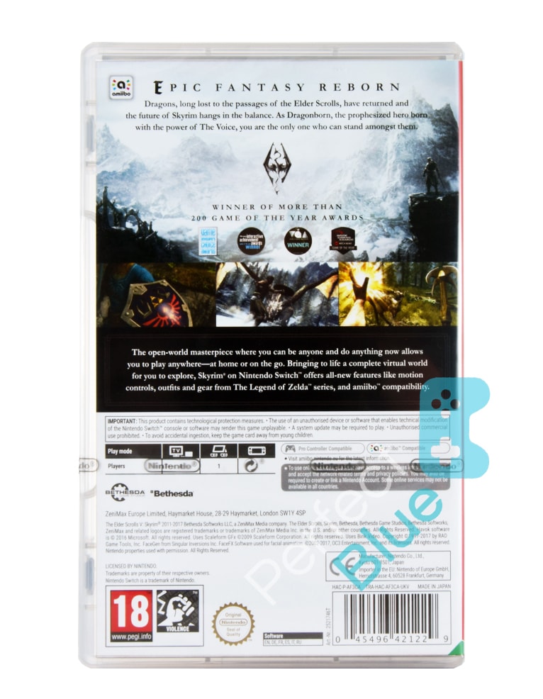 gra nintendo switch the elder scrolls v skyrim