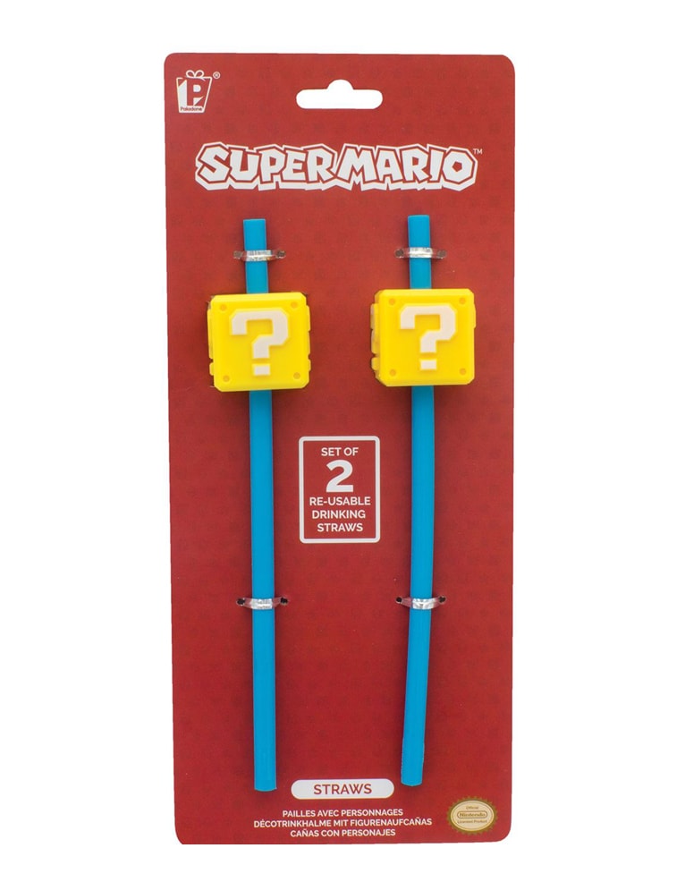 gadżet nintendo słomki super mario