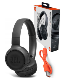 słuchawki bezprzewodowe nauszne / jbl tune 500 bt / czarne