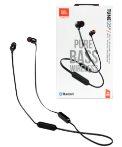 słuchawki bezprzewodowe dokanałowe / jbl tune 125 bt / czarne