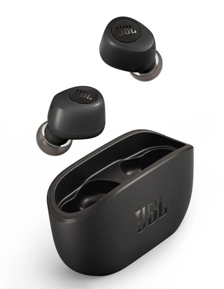 słuchawki bezprzewodowe dokanałowe / jbl wave 100 tws / czarne