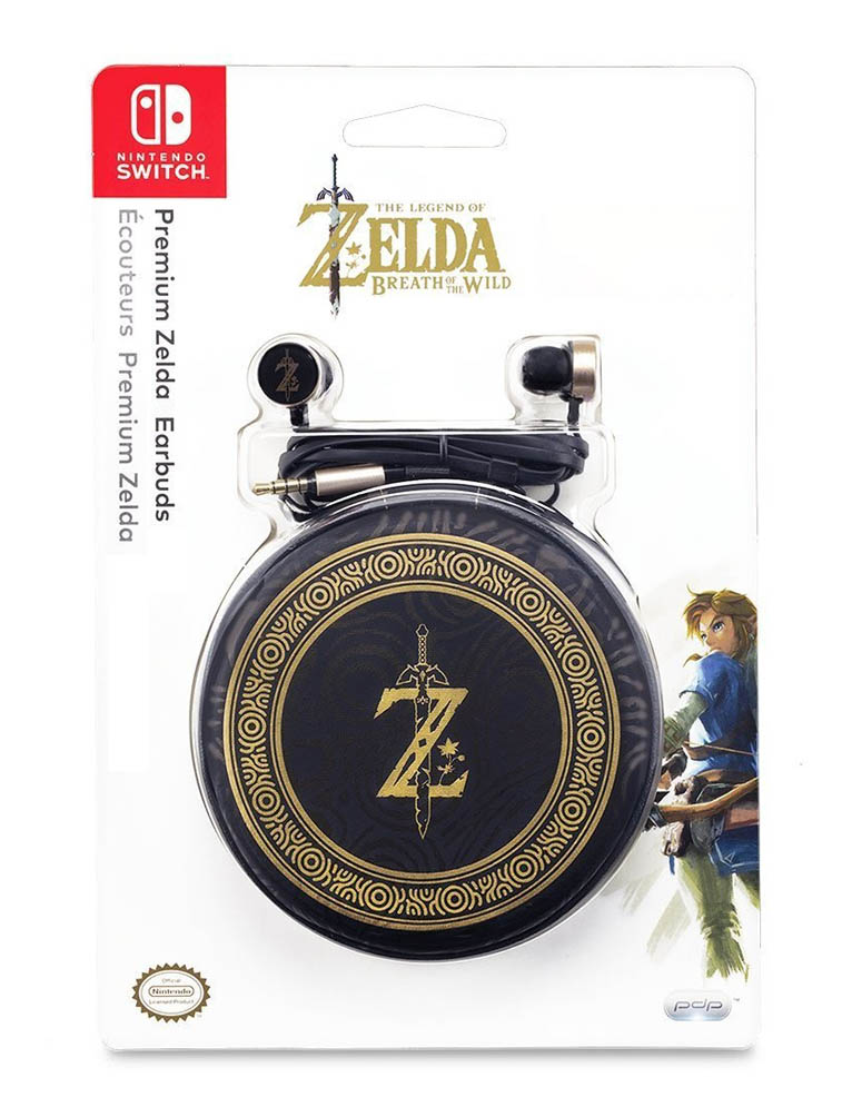 pdp słuchawki douszne + pokrowiec zelda breath of the wild