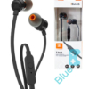 słuchawki przewodowe dokanałowe / jbl t160 / czarne