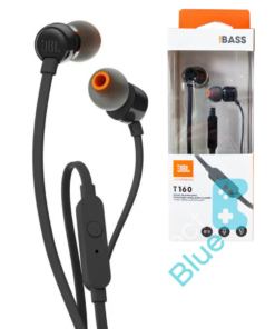 słuchawki przewodowe dokanałowe / jbl t160 / czarne