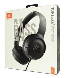 słuchawki przewodowe nauszne / jbl tune 500 / czarne