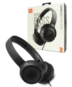 słuchawki przewodowe nauszne / jbl tune 500 / czarne