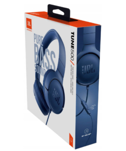słuchawki przewodowe nauszne / jbl tune 500 / niebieskie
