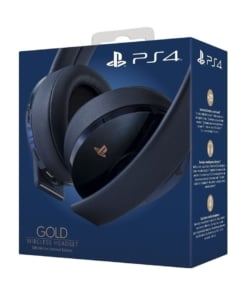 słuchawki sony playstation wireless gold 500 million limited edition.