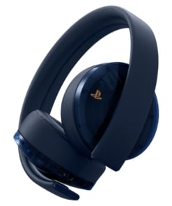 słuchawki sony playstation wireless gold 500 million limited edition.