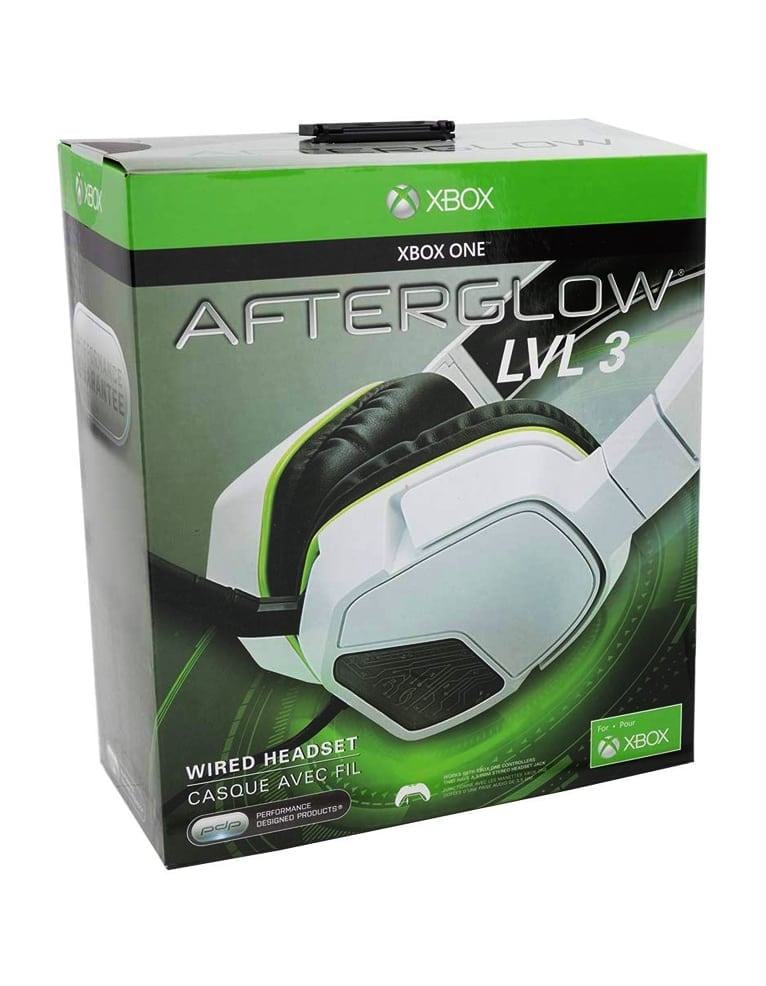 pdp słuchawki afterglow lvl. 3 xbox one białe.