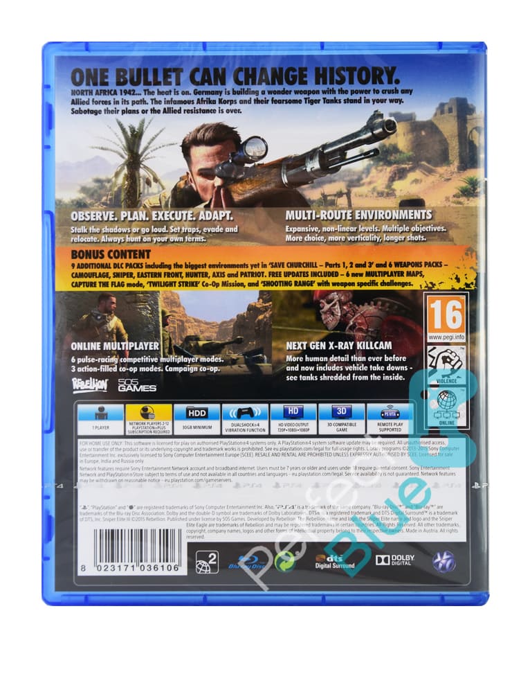 gra ps4 sniper elite iii ultimate edition