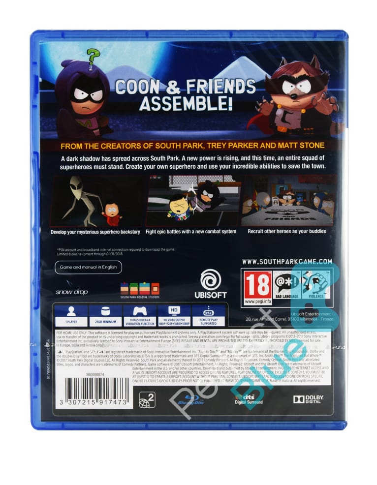 gra ps4 south park the fractured but whole.