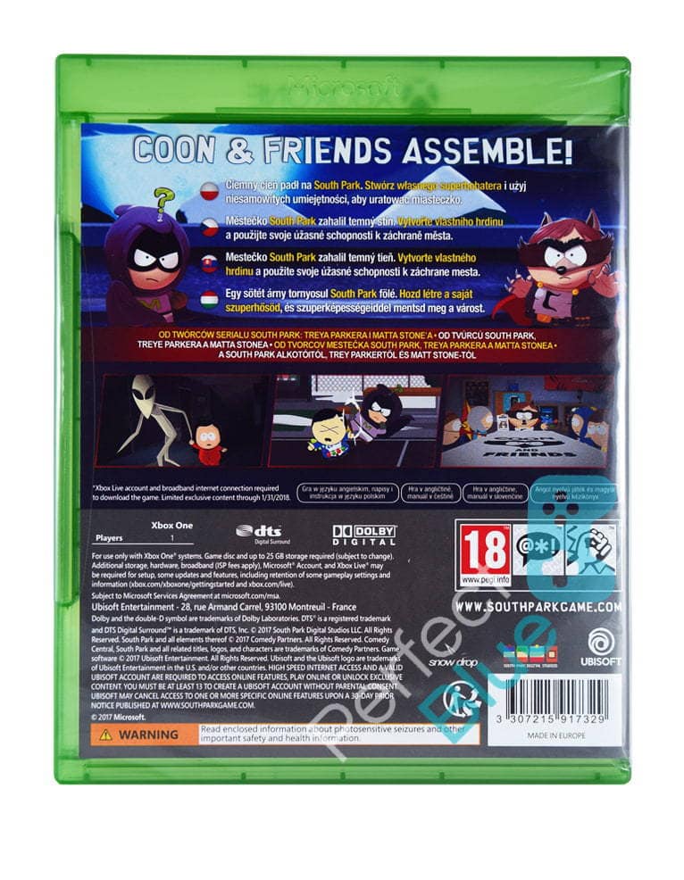 gra xbox one south park fractured but whole.