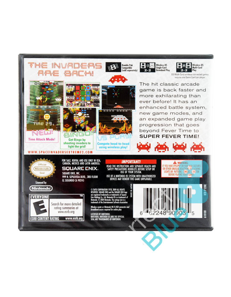 gra nintendo ds space invanders extreme 2