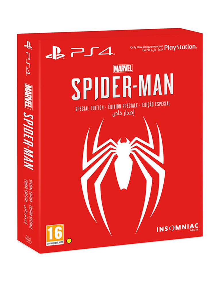 gra ps4 marvel's spider man special edition.