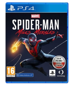 gra ps4 / + ps5 upgrade / spider man: miles morales pl
