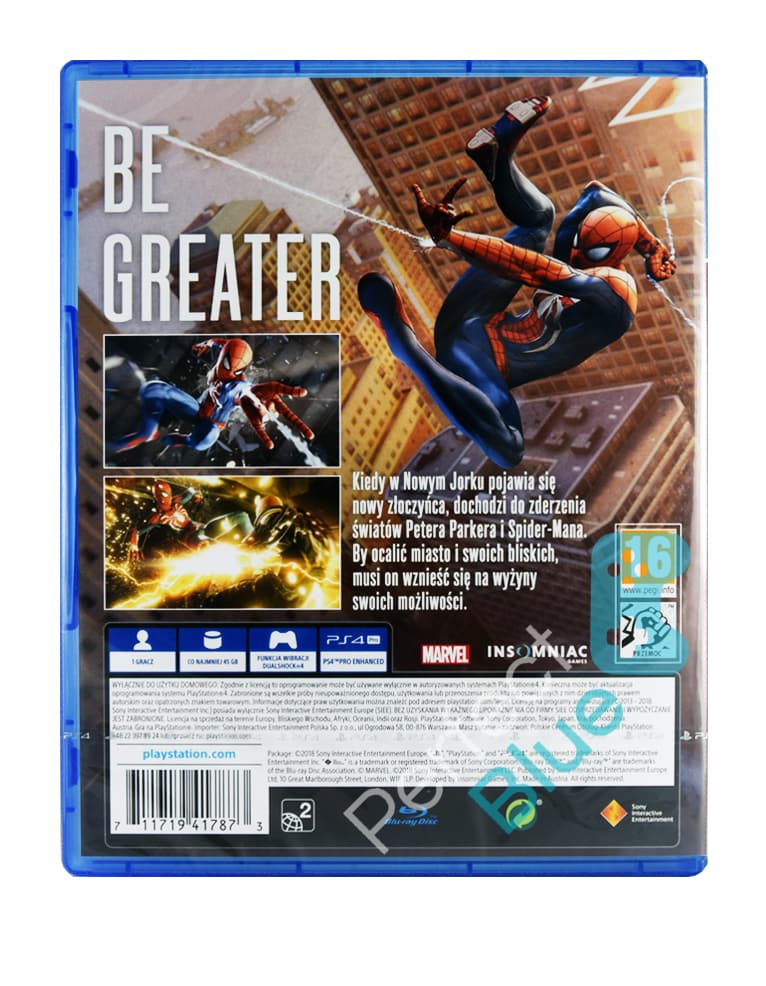 gra ps4 / ps5 / marvel spider man dubbing pl