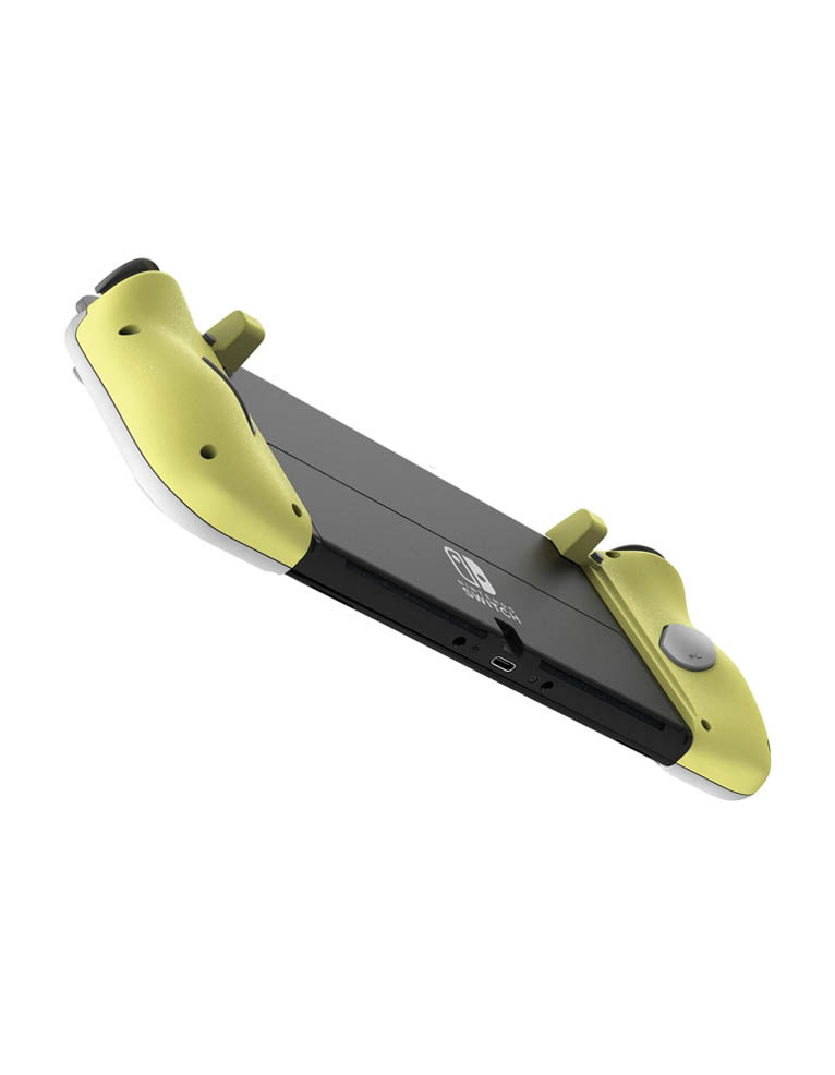 hori kontroler split pad compact / jasny szaro Żółty / nintendo switch