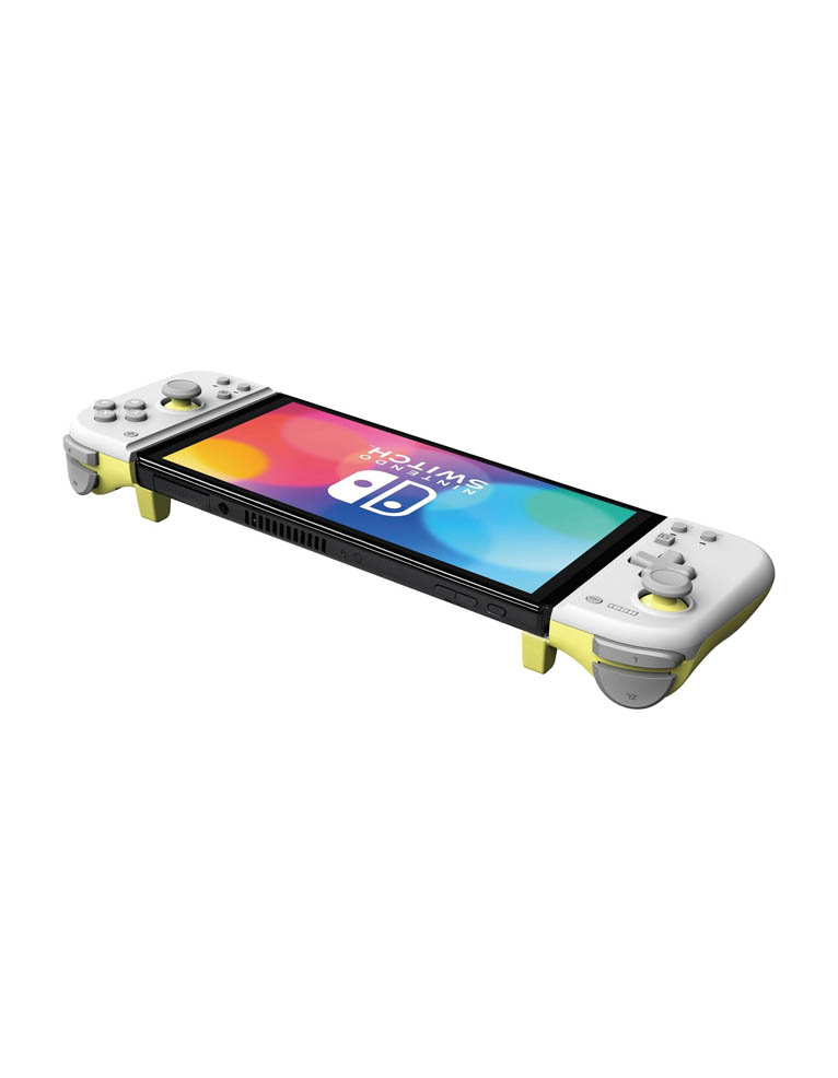 hori kontroler split pad compact / jasny szaro Żółty / nintendo switch
