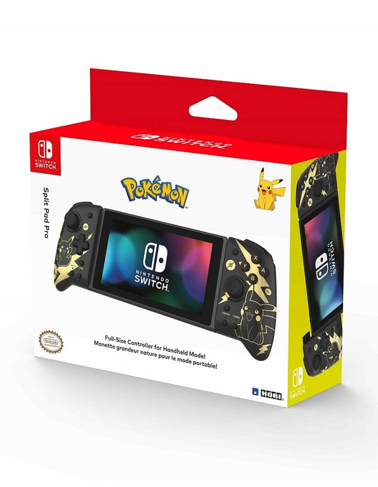 hori kontroler split pad pro / motyw pokemon pikachu / nintendo switch