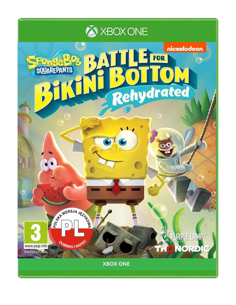 gra xbox one spongebob squarepants: battle for bikini bottom rehydrated pl