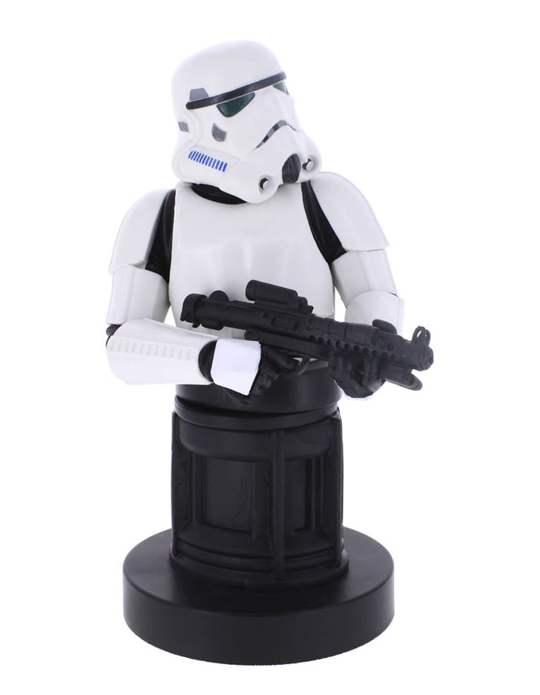 cable guys figurka / stojak na kontroler lub telefon / szturmowiec / stormtrooper / star wars / the mandalorian