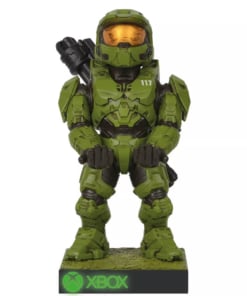 cable guys figurka / stojak na kontroler lub telefon z podświetlaną podstawką / halo / master chief