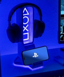 podświetlany stojak na słuchawki oraz smartfon / lampka playstation / lumistand pro