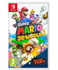 gra nintendo switch super mario 3d world + bowser’s fury + steelbook + naklejki + magnesy!