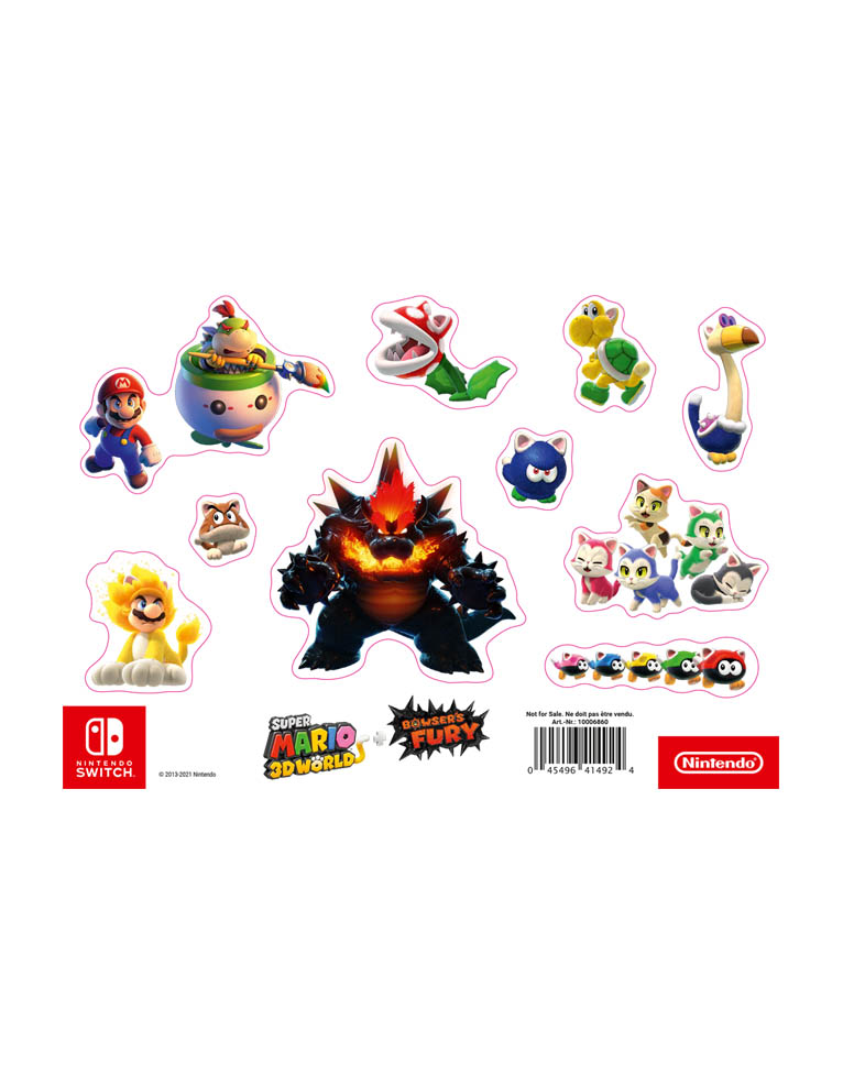 gra nintendo switch super mario 3d world + bowser’s fury + steelbook + naklejki + magnesy!