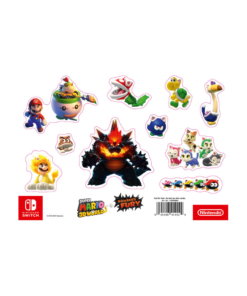 gra nintendo switch super mario 3d world + bowser’s fury + steelbook + naklejki + magnesy!