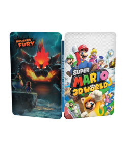 gra nintendo switch super mario 3d world + bowser’s fury + steelbook + naklejki + magnesy!