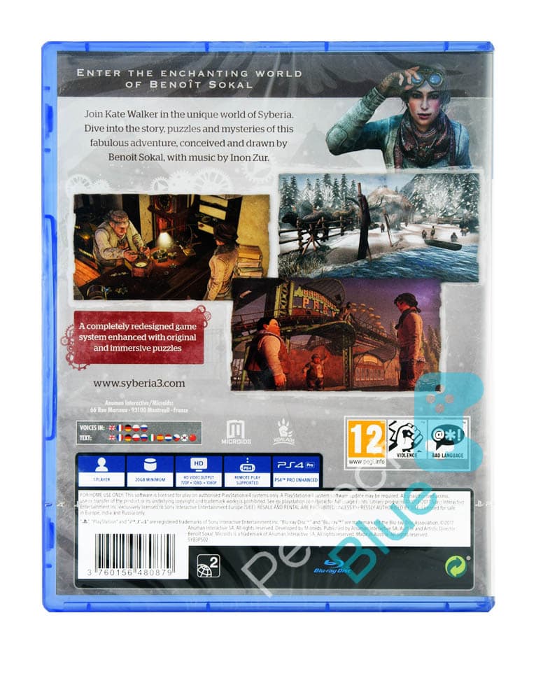 gra ps4 syberia 3 pl.
